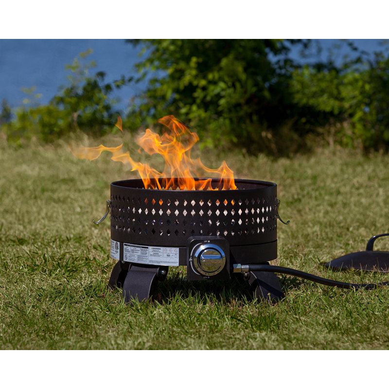 Paramount Campfire Steel Propane Fire Pit Reviews Wayfair